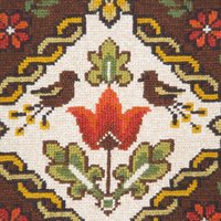 Vintage wall hanging | Scandinavian wall hanging | Traditional wall tapestry | Birds and flowers wall hanging | Swedish tapestry