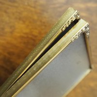 Set of two vintage photo frames | Vintage brass frames | Matching vintage frames | Vintage brass frame set | Vintage Jyden frames