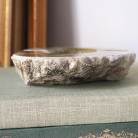 Vintage alabaster ashtray | Small alabaster ashtray | Genuine alabaster ashtray | Italian alabaster ashtray | Made in Italy