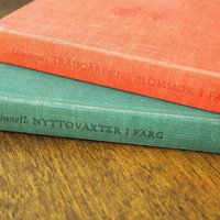 Vintage flower and plant book set | Swedish flower books | Vintage botanical books | Illustrated flower books | Vintage floral illustrations