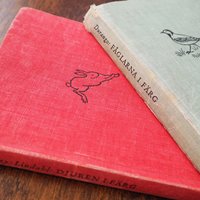 Vintage books | Scandinavian animal and bird books | Illustrated bird and animal books from 1950s | Vintage illustrations | Swedish books