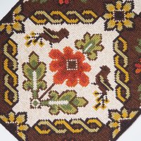 Vintage wall hanging | Scandinavian wall hanging | Traditional wall tapestry | Birds and flowers wall hanging | Swedish tapestry