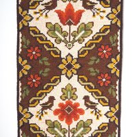 Vintage wall hanging | Scandinavian wall hanging | Traditional wall tapestry | Birds and flowers wall hanging | Swedish tapestry