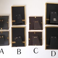 Vintage brass photo frame sets | Set of two vintage brass photo frames | Matching vintage frames | Brass picture frames | Vintage frames