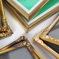 Vintage brass photo frame sets | Set of two vintage brass photo frames | Matching vintage frames | Brass picture frames | Vintage frames