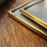 Set of two vintage photo frames | Vintage brass frames | Matching vintage frames | Vintage brass frame set | Vintage Jyden frames