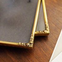 Set of two vintage photo frames | Vintage brass frames | Matching vintage frames | Vintage brass frame set | Vintage Jyden frames