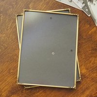 Set of two vintage photo frames | Vintage brass frames | Matching vintage frames | Vintage brass frame set | Vintage Jyden frames