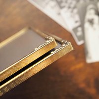 Set of two vintage photo frames | Vintage brass frames | Matching vintage frames | Vintage brass frame set | Vintage Jyden frames