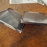 Set of two vintage silver plated photo frames | Small silver plated photo frames | Vintage picture frames | Matching frames