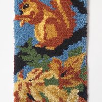 Vintage wall hanging | Squirrel wall tapestry | Cottage core wall hanging | Vintage wall tapestry | Squirrel wall hanging