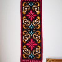 Vintage wall hanging | Scandinavian wall hanging | Traditional wall tapestry | Retro wall hanging | Made in Finland