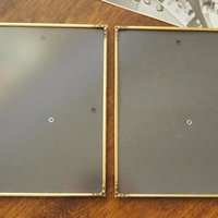 Set of two vintage photo frames | Vintage brass frames | Matching vintage frames | Vintage brass frame set | Vintage Jyden frames