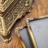 Set of two vintage photo frames | Vintage brass frames | Set of two matching vintage frames | Vintage brass frame set | Vintage frames