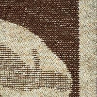 Vintage wall hanging | Long wall hanging | Scandinavian woven textile | Brown and beige wall hanging | Retro wall hanging