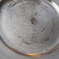 Vintage alpacca silver trays | Set of two simple silver trays | Alpacca silver platters | Vintage serving trays | Vintage silver plated tray