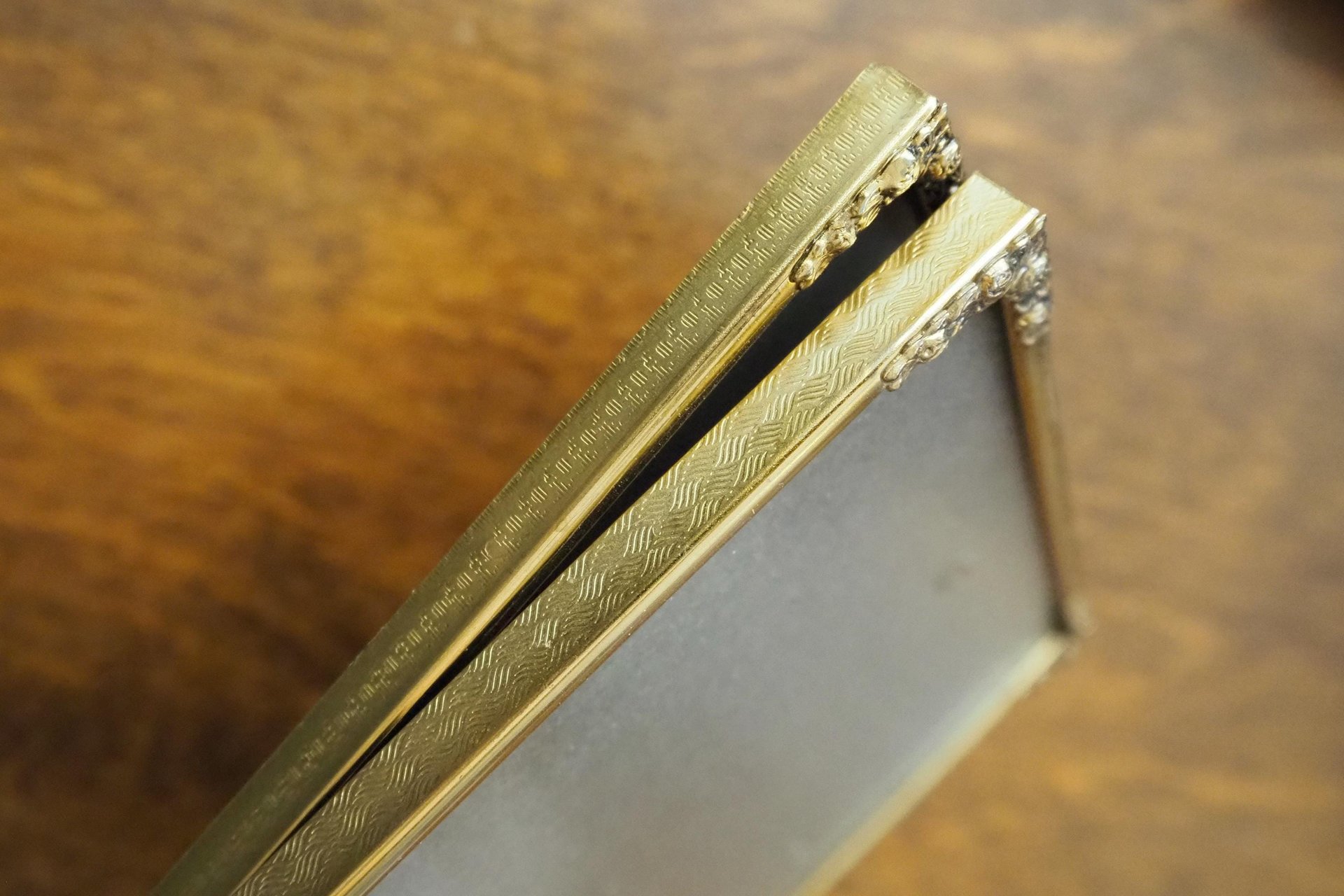 Set of two vintage photo frames | Vintage brass frames | Matching vintage frames | Vintage brass frame set | Vintage Jyden frames