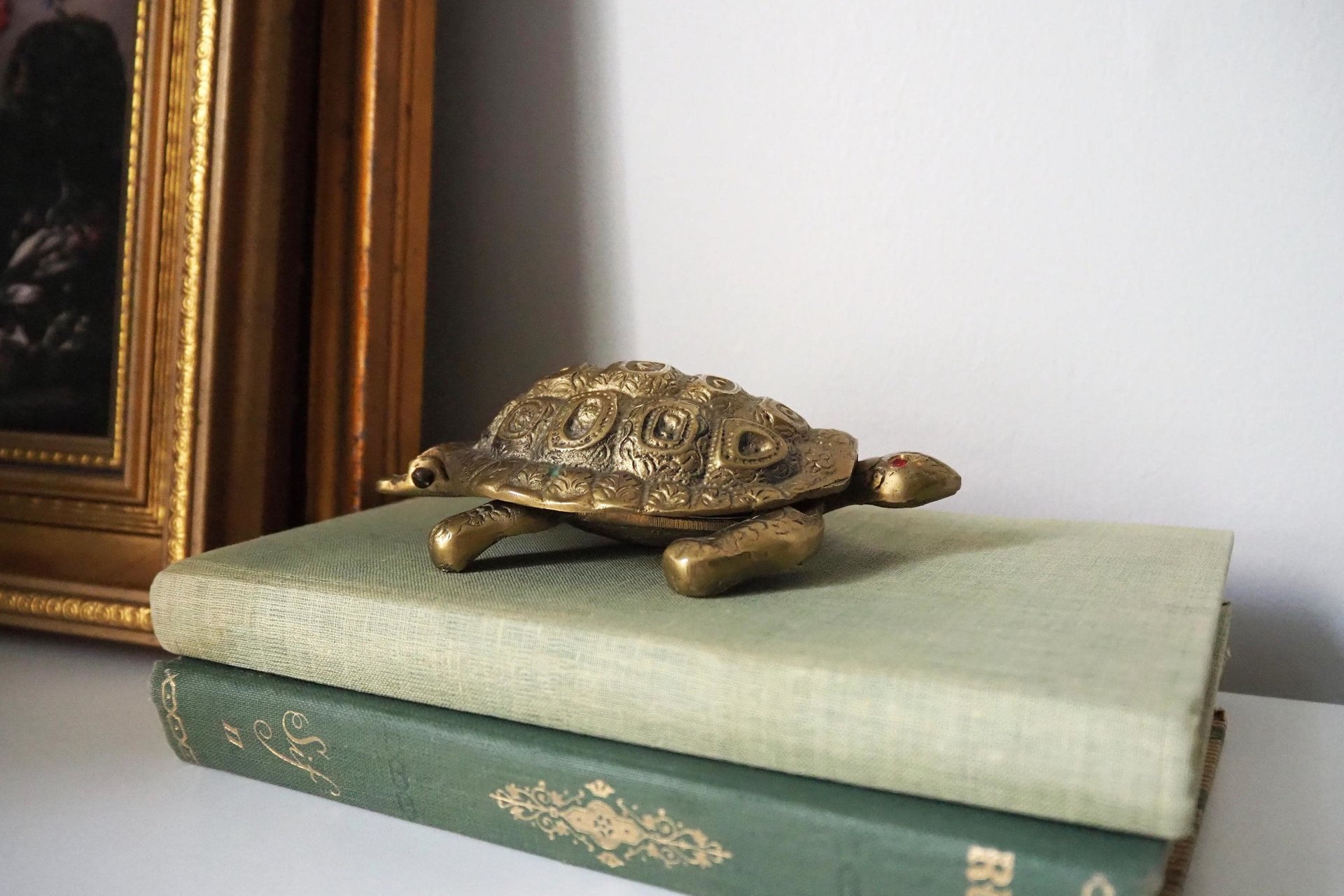 Vintage brass ashtray | Vintage turtle ashtray | Ashtray with lid | Brass turtle ashtray with lid | Vintage brass turtle ashtray