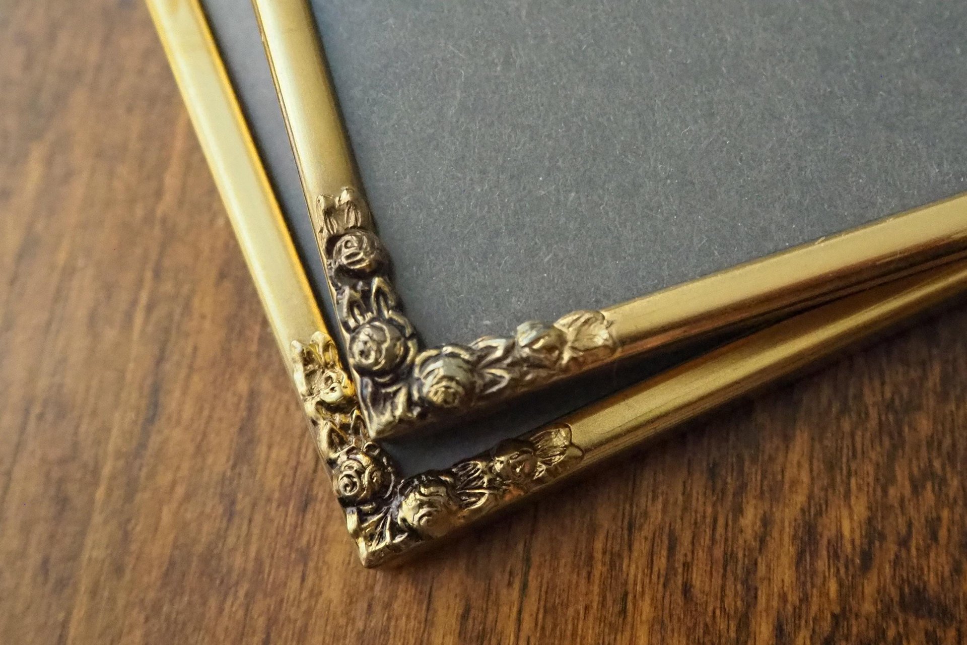 Set of two vintage photo frames | Vintage brass frames | Matching vintage frames | Vintage brass frame set | Vintage Jyden frames