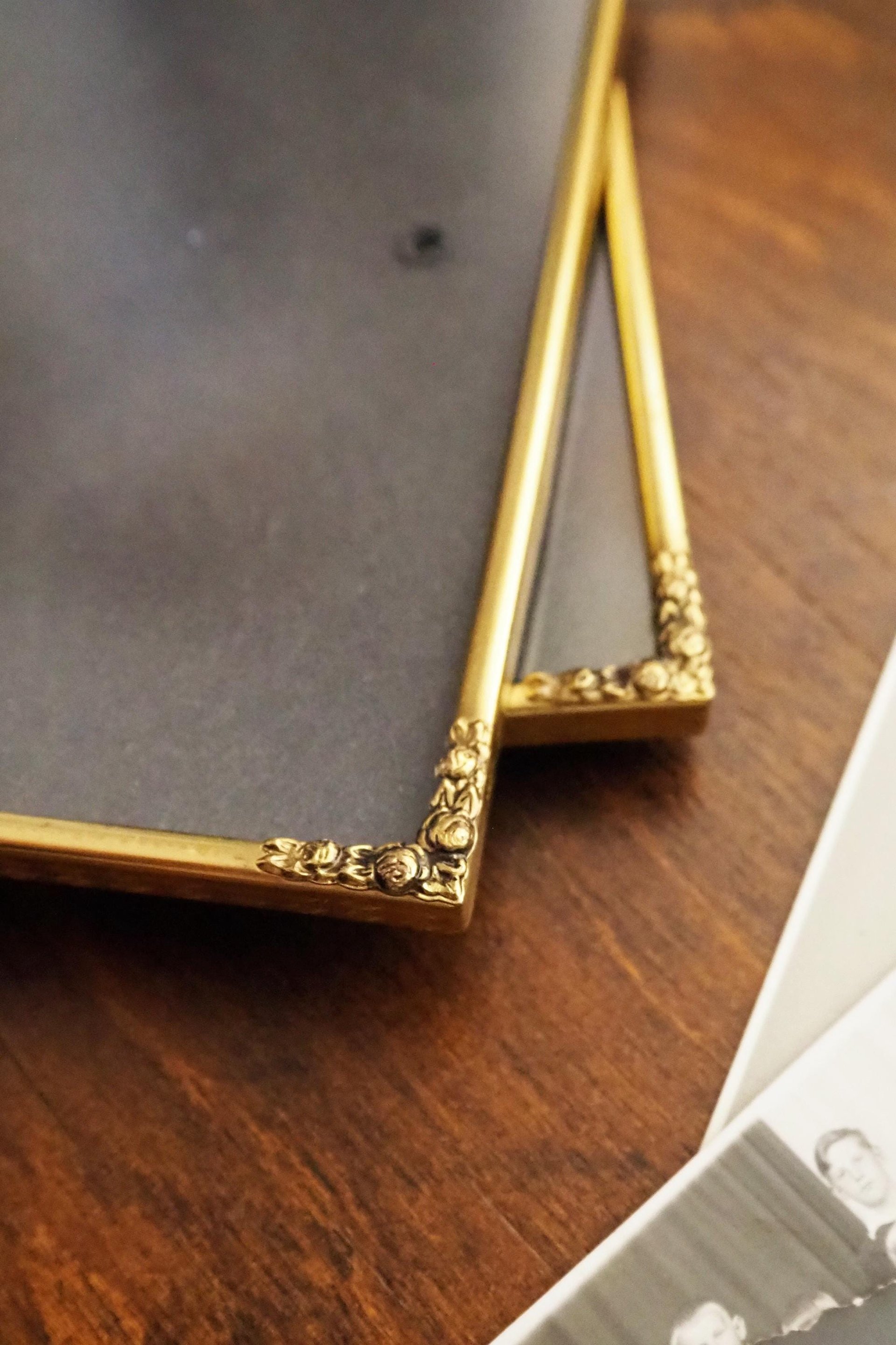 Set of two vintage photo frames | Vintage brass frames | Matching vintage frames | Vintage brass frame set | Vintage Jyden frames