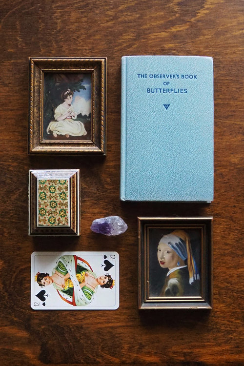 Vintage books and other small treasures