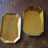 Vintage floral tin box | Floral tin box | Vintage storage box