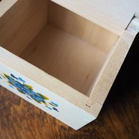 Vintage wooden salt container | Wooden salt box | Vintage salt box
