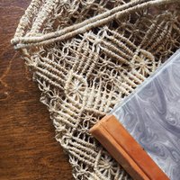 Vintage macrame bag | Macrame market bag | Macrame woven handbag | Boho macrame bag | Vintage market bag