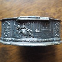 Vintage silver plated jewelry box | Made in Japan | Vintage silver plated trinket box | Vintage Japanese trinket box