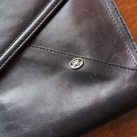Vintage leather envelope bag | Vintage leather bag | Black envelope bag | Vintage leather crossbody bag