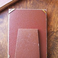 Vintage wooden photo frame | Silver tone picture frame 14x19 cm | Vintage wooden picture frame | Vintage Eklöf photo frame