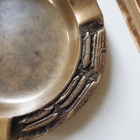 Vintage brass ashtray | Vintage ashtray | Brass ashtray