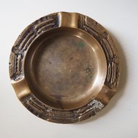 Vintage brass ashtray | Vintage ashtray | Brass ashtray