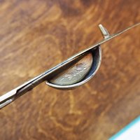 Vintage brass wick cutter | Brass candlewick scissors | Brass candlewick trimmer | Brass wick cutter | Vintage wick cutter
