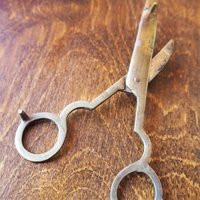 Vintage brass wick cutter | Brass candlewick scissors | Brass candlewick trimmer | Brass wick cutter | Vintage wick cutter