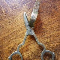 Vintage brass wick cutter | Brass candlewick scissors | Brass candlewick trimmer | Brass wick cutter | Vintage wick cutter