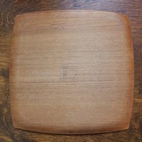 Vintage teak tray | Vintage Lainisalo teak tray | Rectangular teak serving tray | Finnish teak tray | Lainisalo teak tray