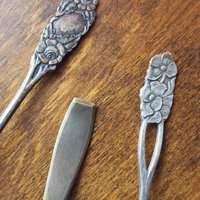 Vintage alpacca silver cake server | Vintage cake server | Alpacca silver cake server | Ornate cake server | Vintage pie server