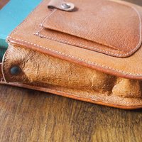 Vintage leather crossbody bag | Small crossbody bag | Vintage leather bag | Brown leather bag