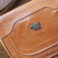 Vintage leather crossbody bag | Small crossbody bag | Vintage leather bag | Brown leather bag