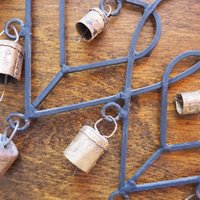 Vintage wind chime | Vintage wind chime with bells | Heart wind chime | Iron wind chime with bells | Wind chime with hearts