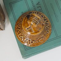Vintage handbell | Ceramic hand bell | Ceramic table bell | Vintage table bell | Small vintage handbell