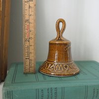 Vintage handbell | Ceramic hand bell | Ceramic table bell | Vintage table bell | Small vintage handbell