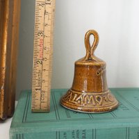 Vintage handbell | Ceramic hand bell | Ceramic table bell | Vintage table bell | Small vintage handbell