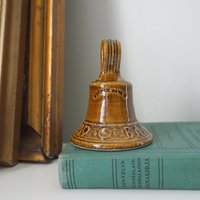 Vintage handbell | Ceramic hand bell | Ceramic table bell | Vintage table bell | Small vintage handbell