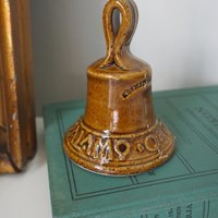 Vintage handbell | Ceramic hand bell | Ceramic table bell | Vintage table bell | Small vintage handbell