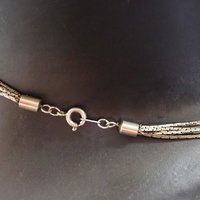 Vintage multichain necklace | Silver tone necklace | Vintage silver tone necklace | Multi-chain necklace | Thin multichain necklace