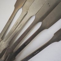 Set of six vintage tablespoons | Large vintage spoons | Musla tablespoons | Vintage alpacca silver tablespoons | Vintage alpacca spoons