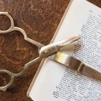 Vintage brass wick cutter | Brass candlewick scissors | Brass candlewick trimmer | Brass wick cutter | Vintage wick cutter
