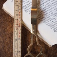 Vintage brass wick cutter | Brass candlewick scissors | Brass candlewick trimmer | Brass wick cutter | Vintage wick cutter